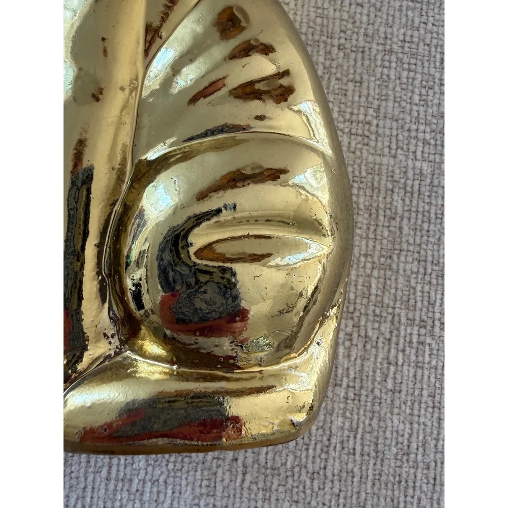 Vintage Brass Cat Figurine 7.5